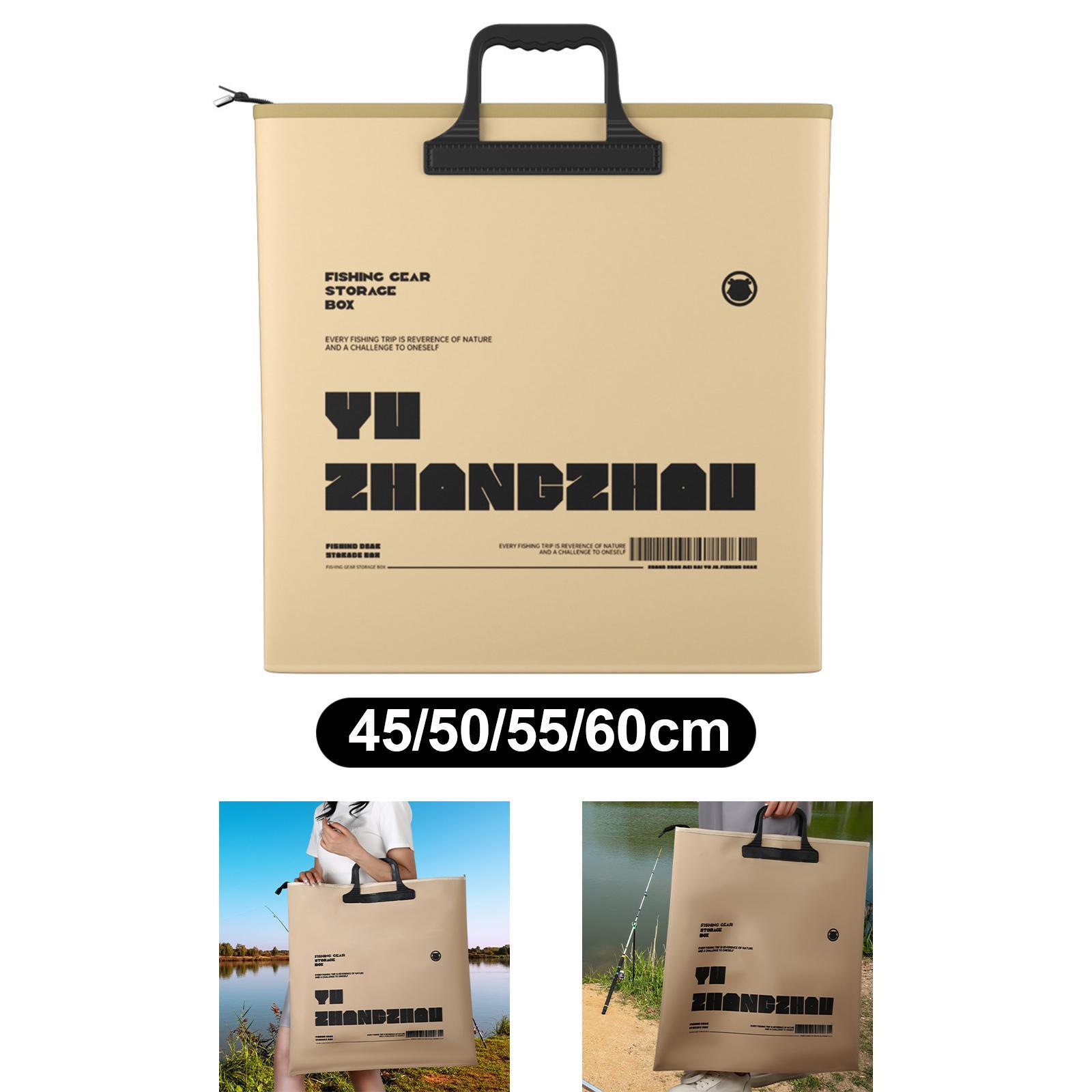 Heavy Equipment Handling - Bolsa para pescar con asa reforzada,