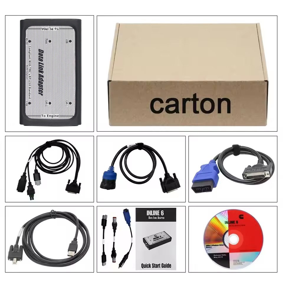 Heavy Equipment Diagnostic Tool - Cable de diagnóstico OBD2 para Cummins