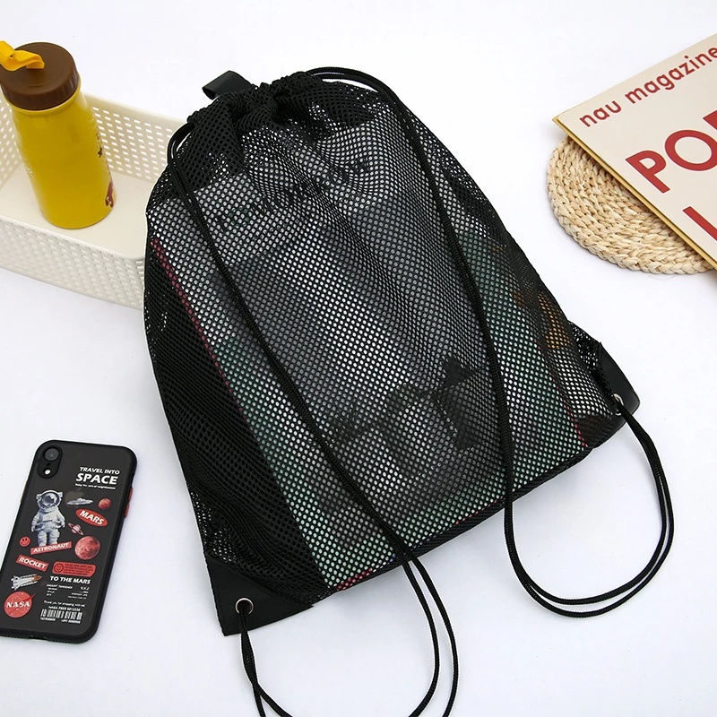 Heavy Equipment Management - Bolsa de malla con cordón, mochila