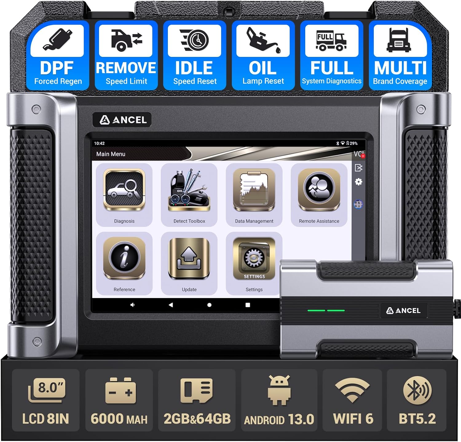 Escáner para Camiones de Uso P - Heavy Equipment Diagnostic Tool reseña y precio
