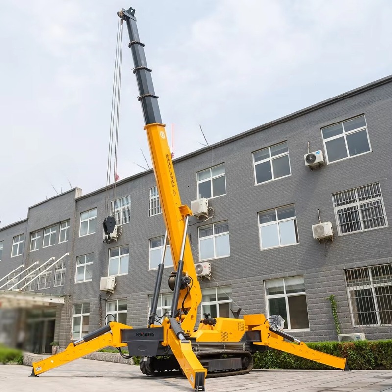 Mini Grúa Araña Compacta, Máqu - Heavy Equipment Lift reseña y precio