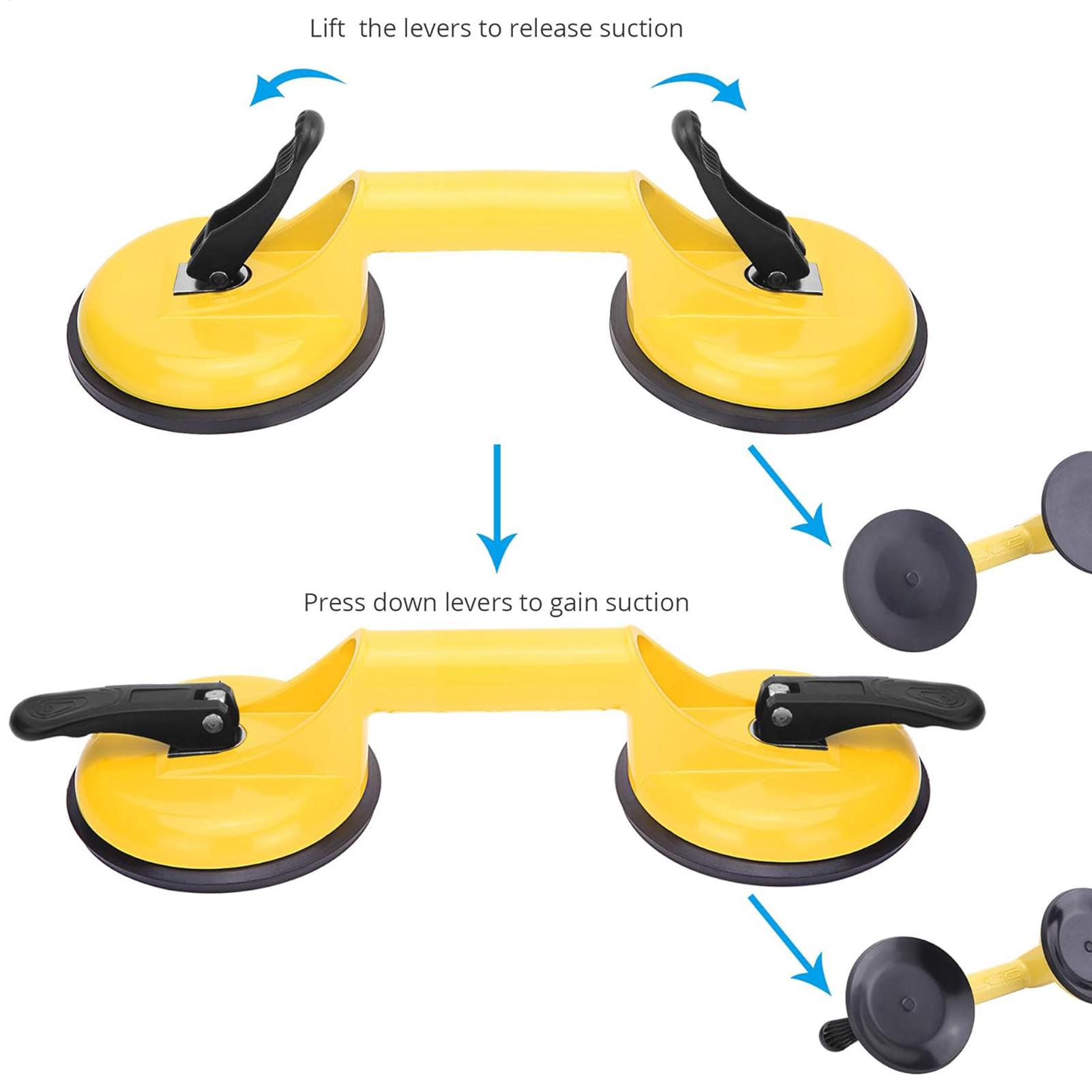 Ventosas de alta resistencia,  - Vacuum Suction Cup Lifter reseña y precio