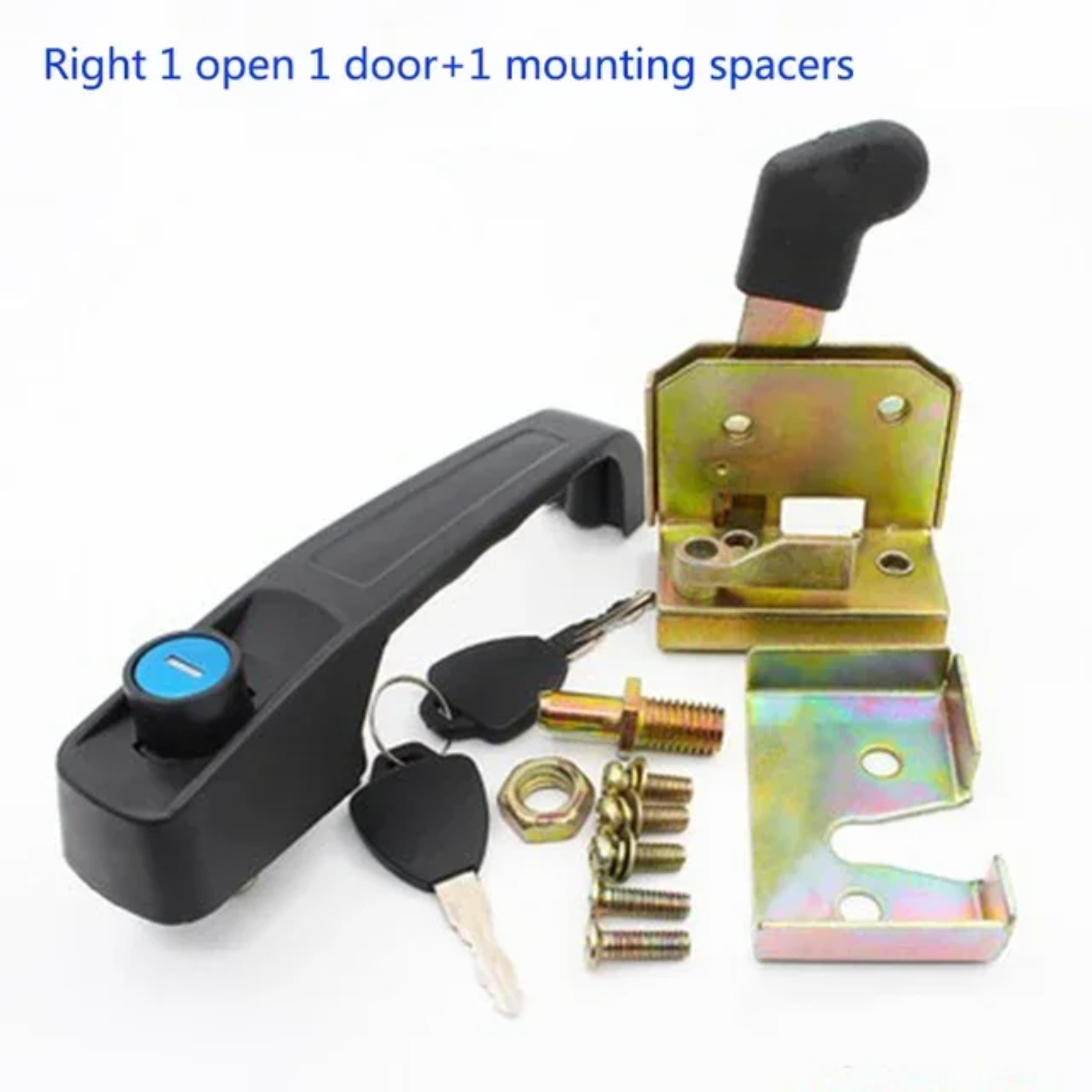 Manija de puerta metálica con  - Heavy Equipment Handling reseña y precio