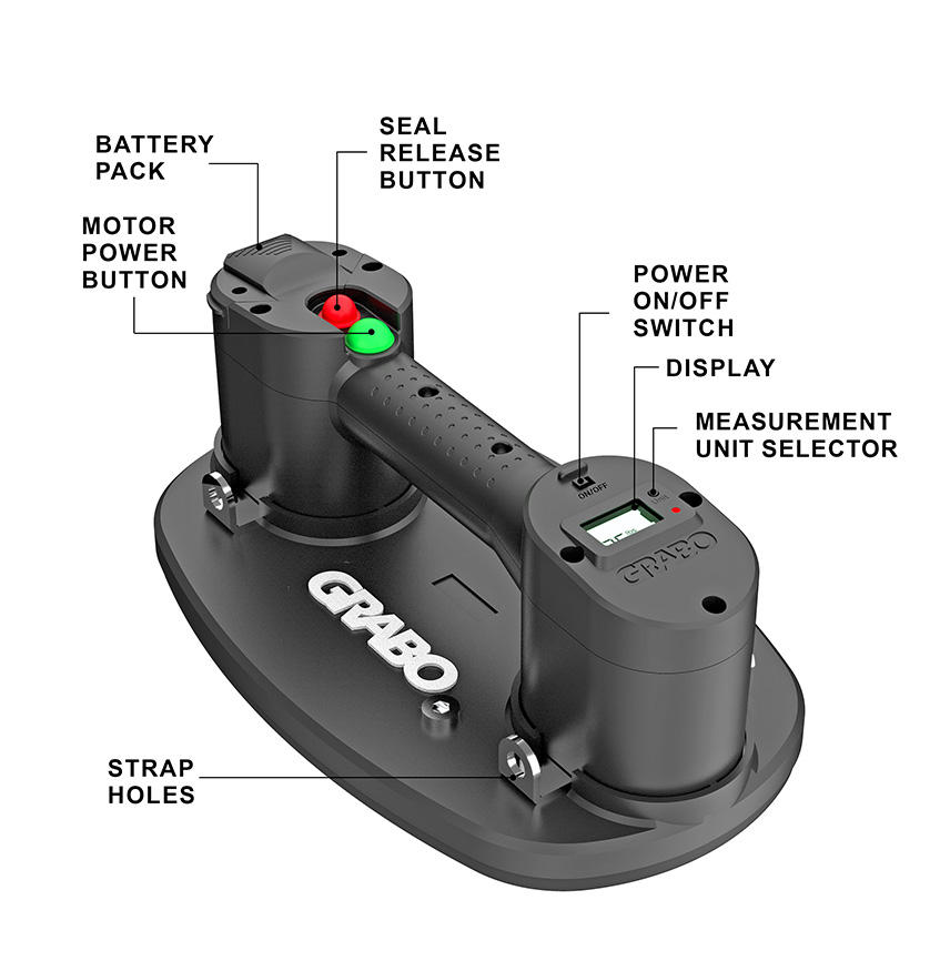 RAIZI Grabo Pro - Ventosa Eléc - Vacuum Suction Cup Lifter reseña y precio